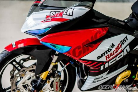 exciter 150 icon racing red 2