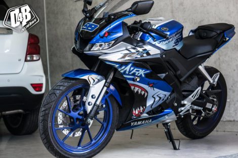 Yamaha R15 V3 Blue Shark 4